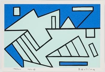 OLLE BAERTLING, färgserigrafi, 1950-68, signerad och numrerad 196/300.