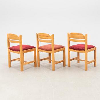 Gilbert Marklund, 6 chairs by Furusnickarn AB, 1970s.