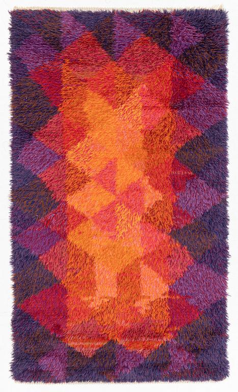 A knotted pile, 1960's/70's, ca. 211 x 120 cm.