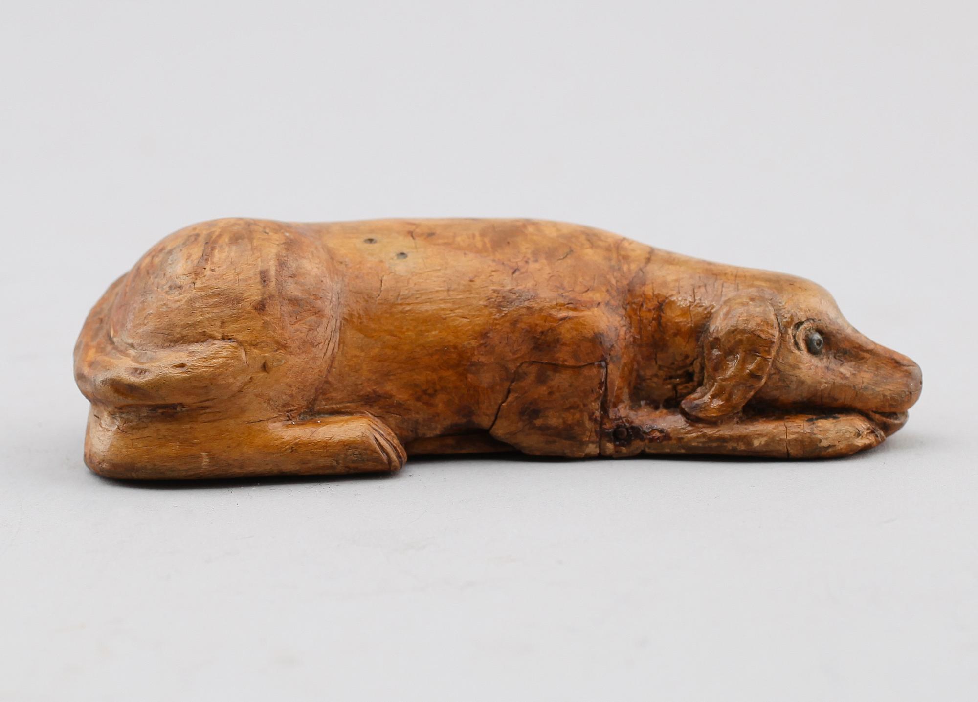 SNUSHUND, masurbjörk, omkring år 1900.