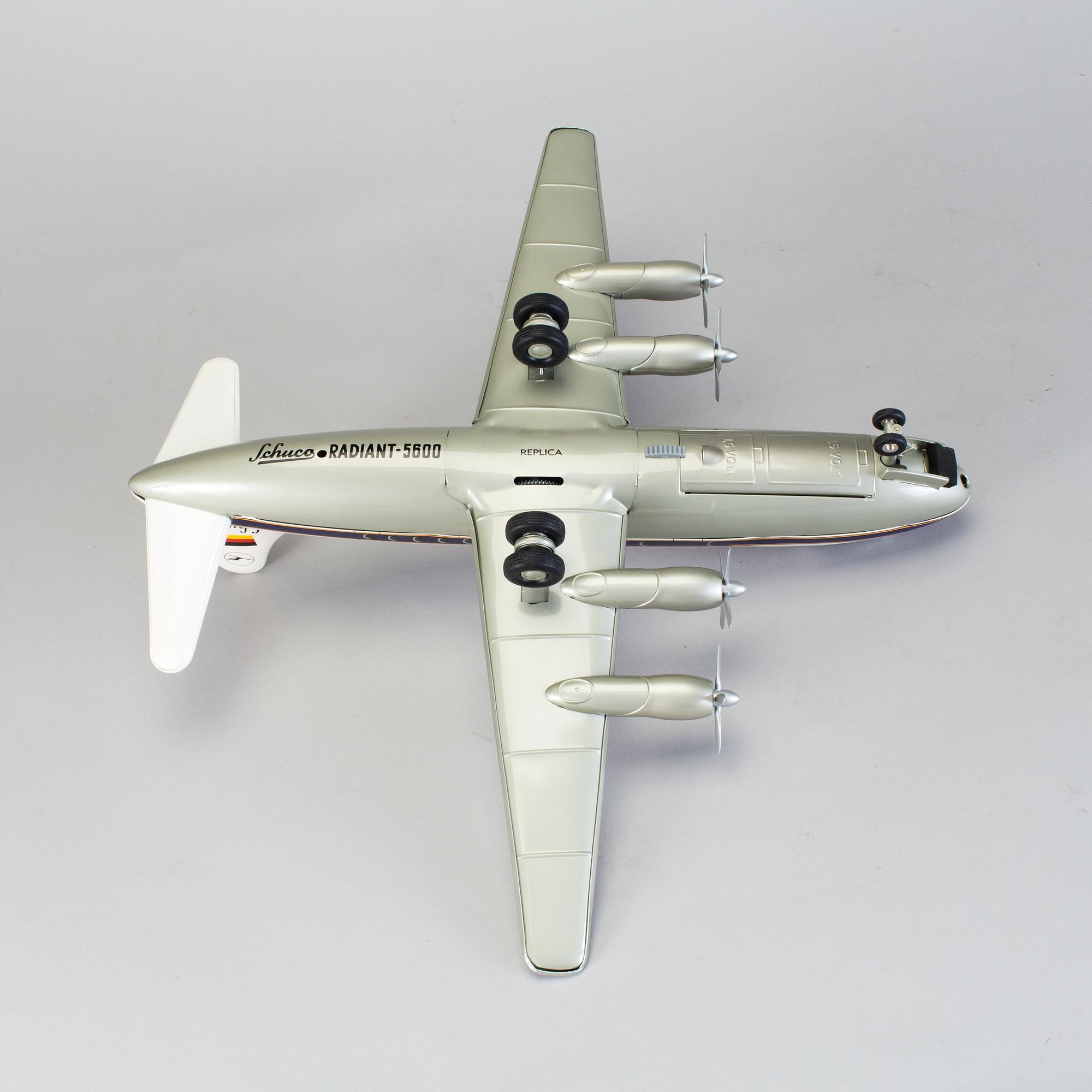 A Schuco airplane "Elektro Radian 5600 Lufthansa" Germany 2005.