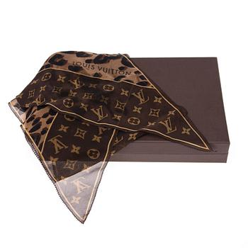 SCARF, "Leopard and Monogram Scarf", Louis Vuitton.