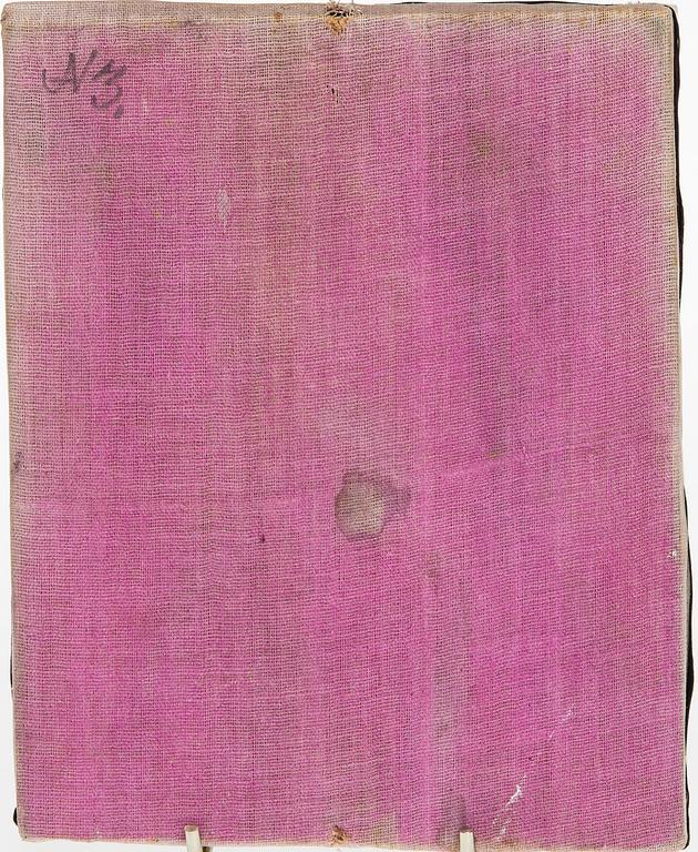 IKON, olja på pannå, RISA, mässing, Ryssland sekelskiftet 1800/1900.