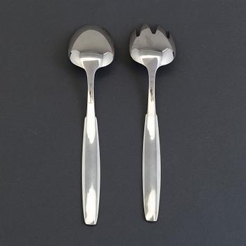 A pair of silver ware by Borgila, 1956.