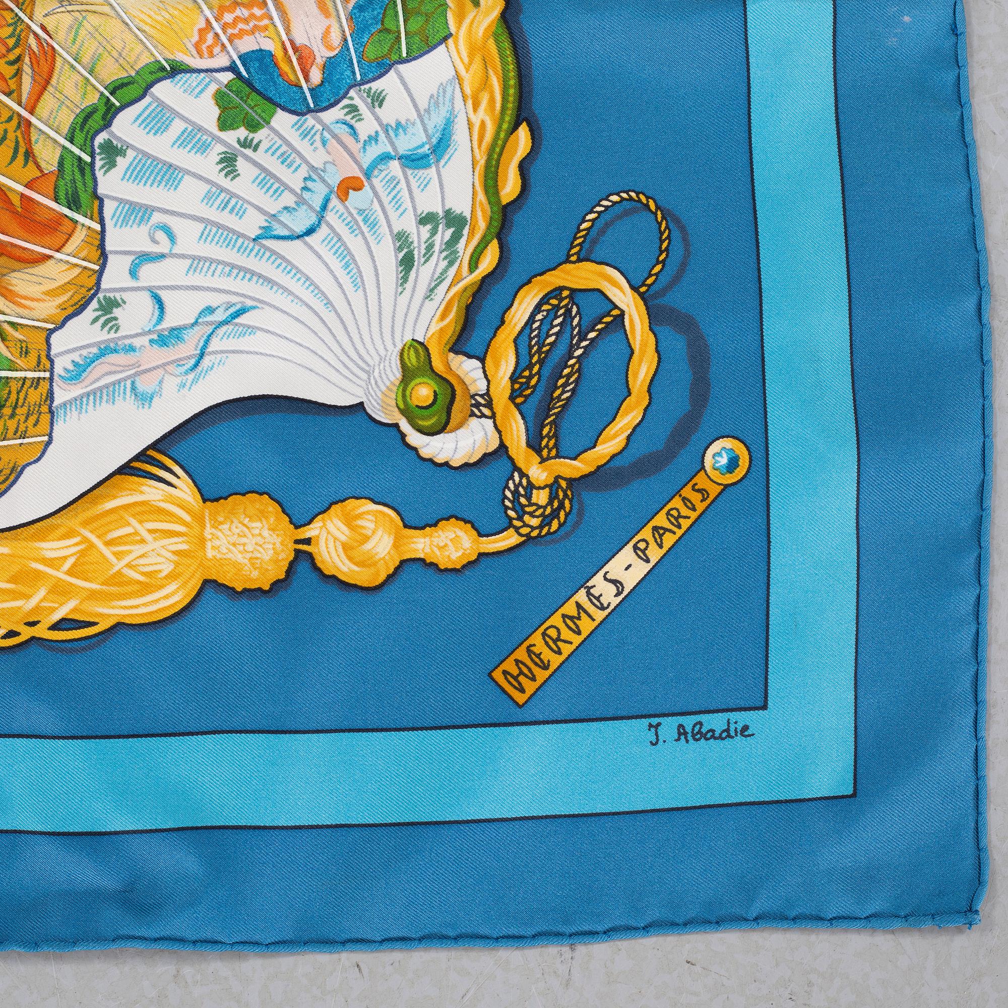 HERMÈS, "Brise de Charme" scarf.