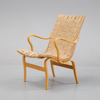 Bruno Mathsson, an 'Eva' easy chair, Firma Karl Mathsson, Värnamo, 1976.