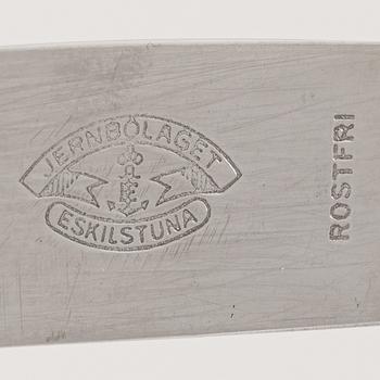 Six Swedish Silver Dinner Knives, 'Engelsk Snäck', CG Hallberg, Stockholm 1937-38.