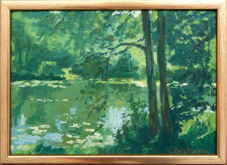 Gerhard Nordström, oil on panel, signed.