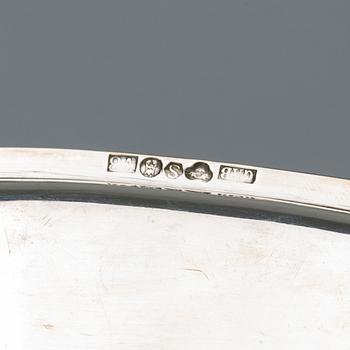 BRICKA, GAB Stockholm 1947, silver, vikt 600 g.