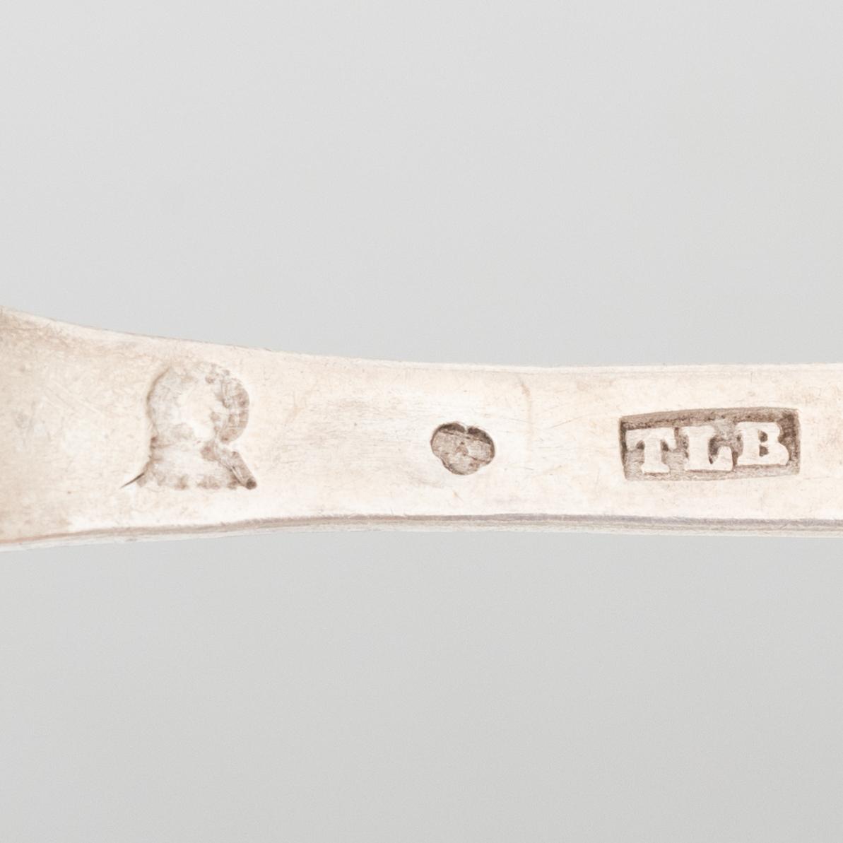 Spoons, 24 pieces, silver, Sweden, 18th–19th century.