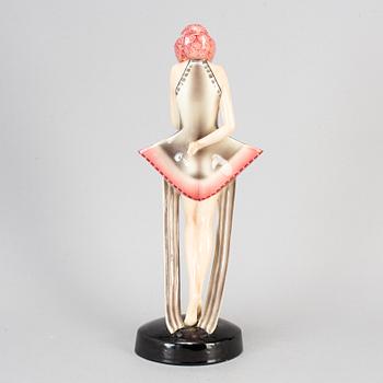 STEFAN DAKON, a "Modern" ceramic figurine, Goldscheider, Vienna.