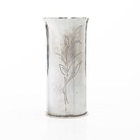 Gunnar Cyrén, Vase, sterling silver, Gävle, 1982.
