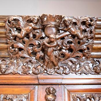 Baroque Style Display Cabinet, 19th Century.