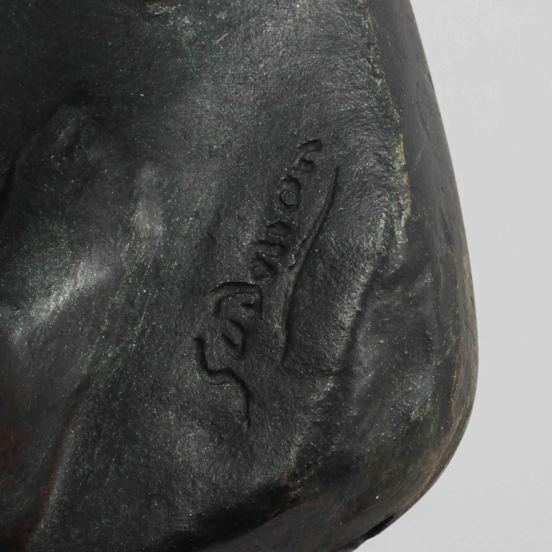GUDMAR OLOVSON, skulptur, gips, signerad.
