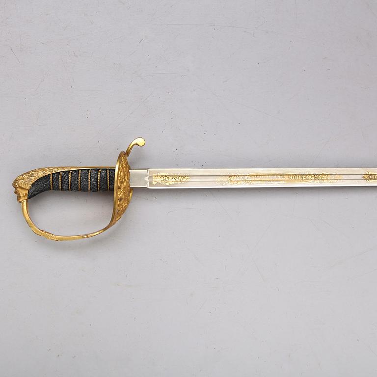 SABEL, ca 1880, för officer vid Infanteriet.