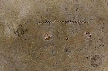 FAT, ett par, förgyllt silver, Gottfried Heyner, Breslau 1690-tal.