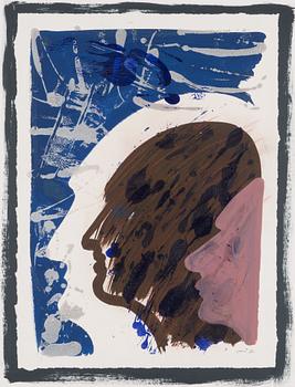 Sami Rinne, mixed media, signed and dated -03.