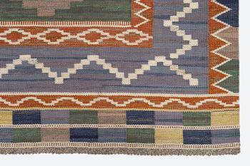 Märta Måås-Fjetterström, matta "Blå taggen", rölakan, ca 354 x 251 cm, signerad AB MMF.