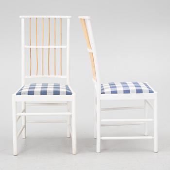Josef Frank, chairs, 5 pcs, model 2025, Svenskt Tenn, post 1985.