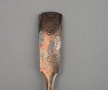 PARTI SILVER, 6 delar, 813 /830 silver. Finland / Danmark 1850 - 1964. Vikt 205 g.