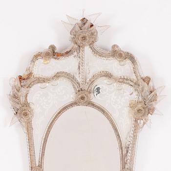 Mirror, Venetian style, 20th Century.