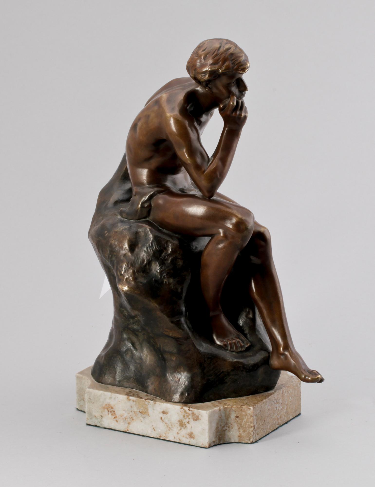 JULIEN MONIER, brons, sign.