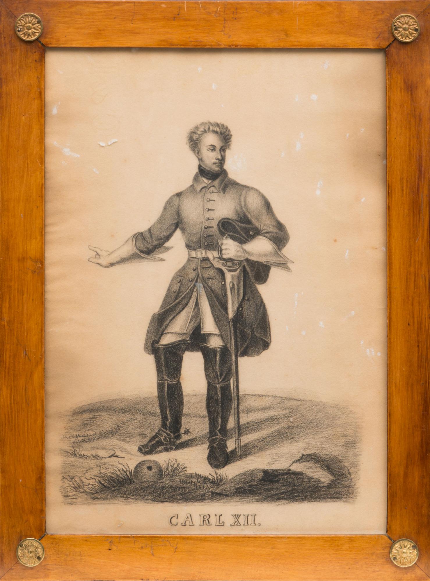 An early 19th century pencil drawing by unknown artist.