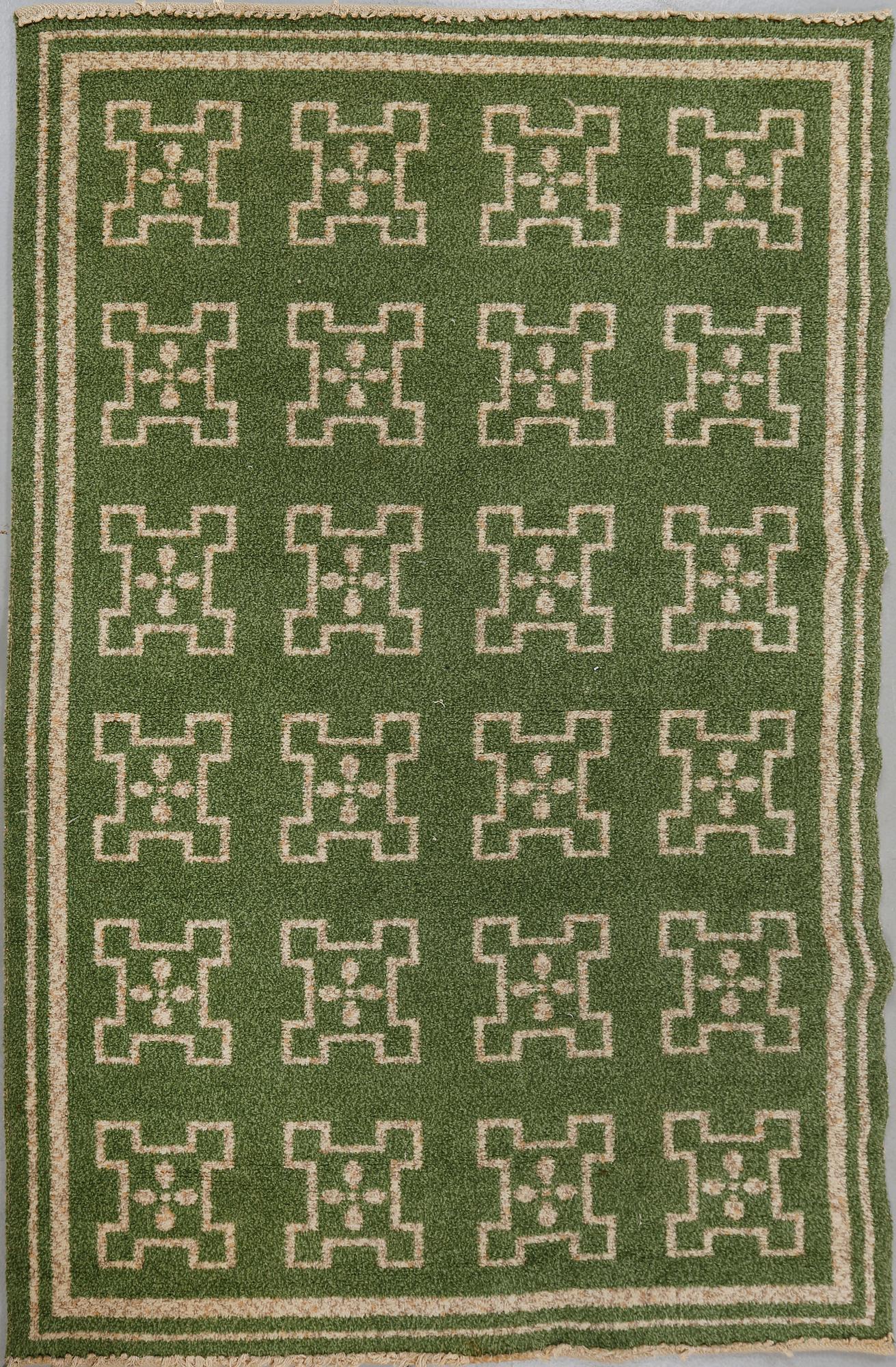 MATTA, maskinvävd, omkring 1900-talets mitt, 195x130 cm.