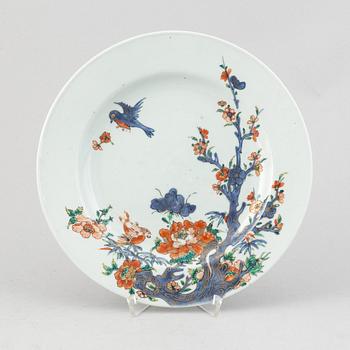 A set of five export plates, Qing dynasty, Qianlong (1736-95).