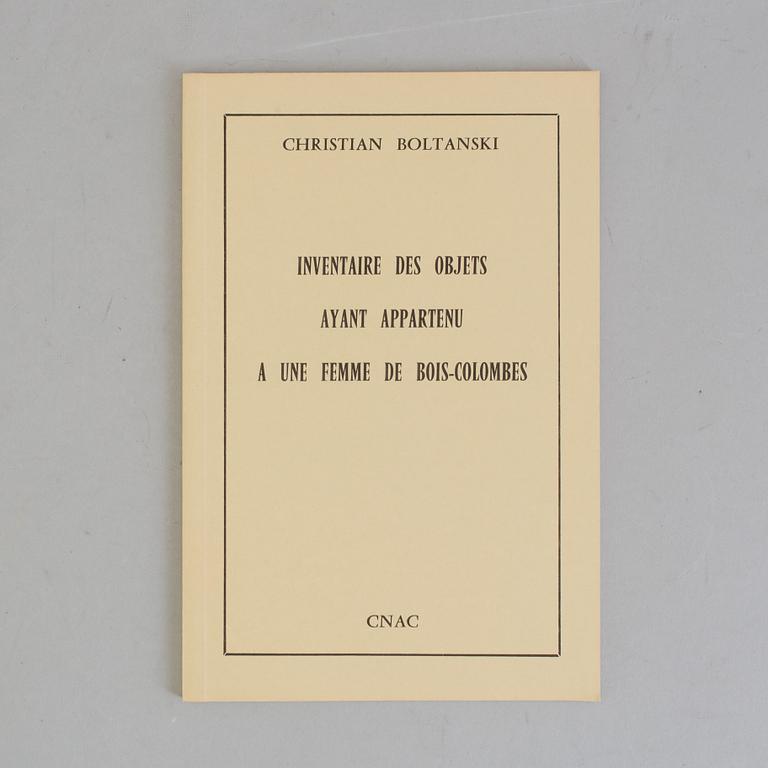 ARTISTS’ BOOKS, Christian Boltanski: Livres, 1991.