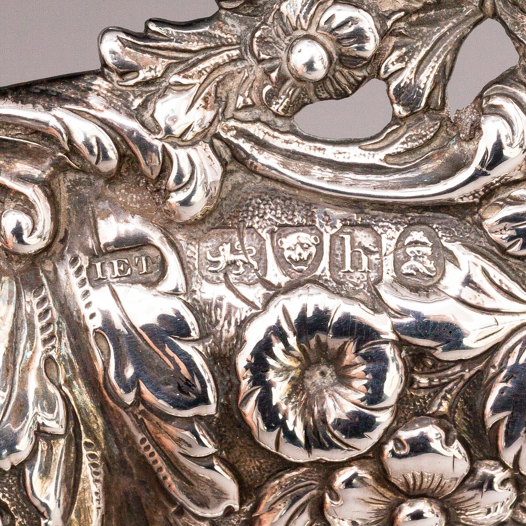 JOHN EDWARD TERREY, BRÖDKORG, silver, London, England 1823.