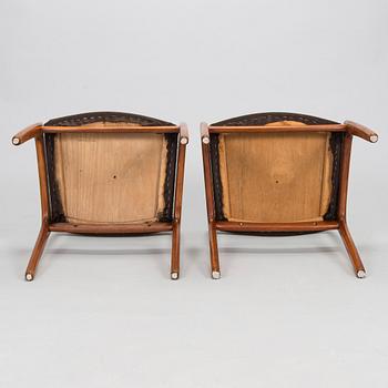 Vilhelm Wohlert, Four chairs for Poul Jeppesen, mid-20th century.