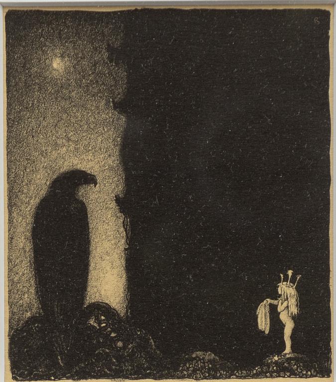 John Bauer, "Här har du allt, som återstår av mina kläder".