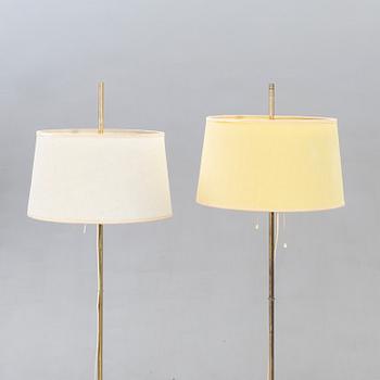 Hans-Agne Jakobsson, Markaryd, floor lamps, a pair, Model G 89.