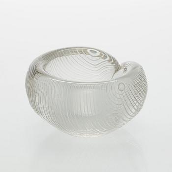 Tapio Wirkkala, a model 3327 glass bowl, signed Tapio Wirkkala Iittala -57.