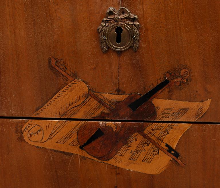 BYRÅ, gustaviansk stil, 1800-/1900-tal.