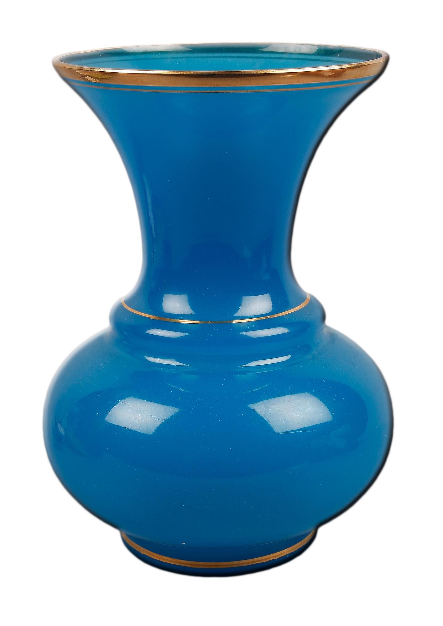 VAS, glas och mässing, inköpt på Svenskt Tenn, 1900-tal.