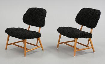 STOL, "TeVe", Alf Svensson, Ljungs Industrier. Modellen formgiven 1953.