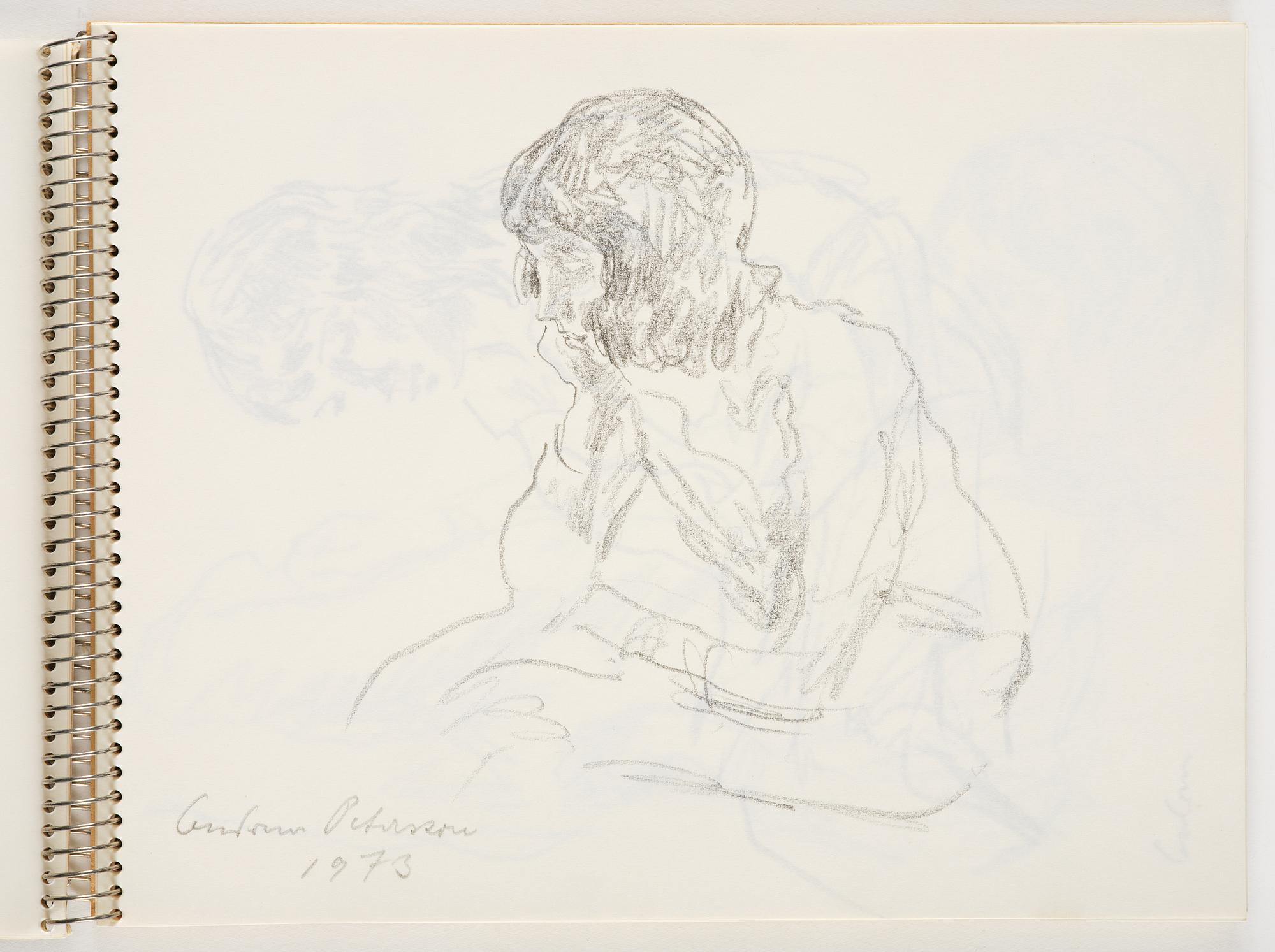 Lotte Laserstein, Sketchbook with approximately 42 drawings, of which 1 is signed.