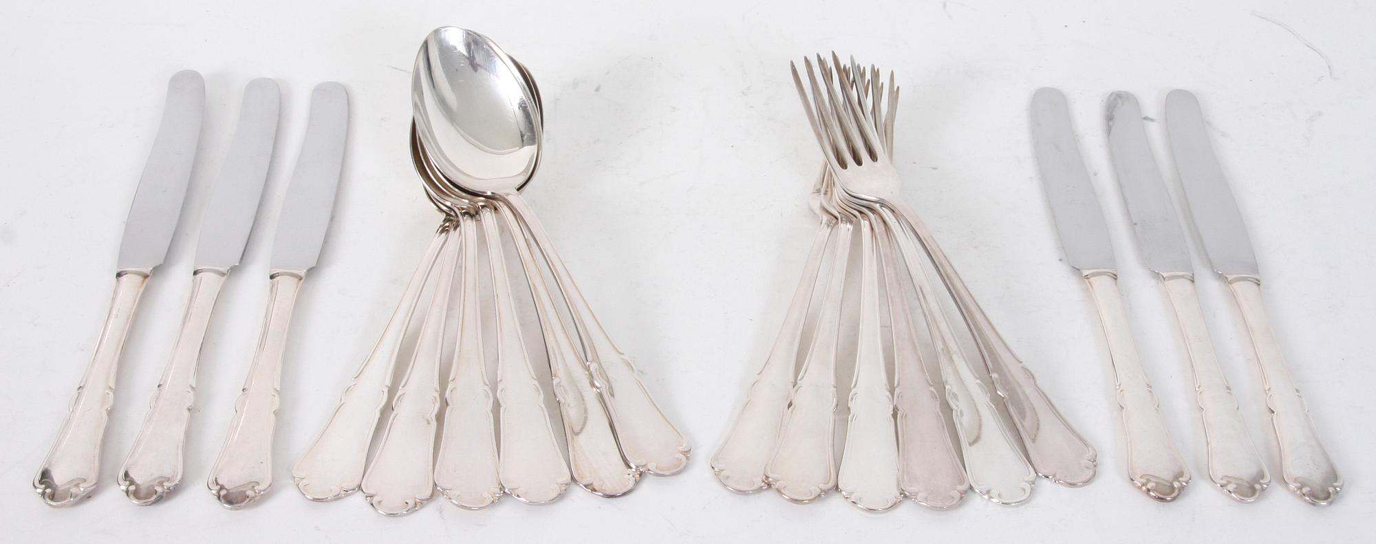 PARTI VITMETALL, bl a bestickservis, 1900-tal.