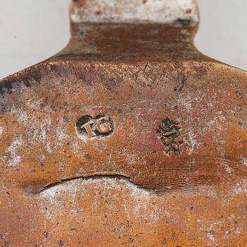 TÅRTSPADE, av mästersmed Isak Gråsten (1770-1821), Wedevågs bruk.