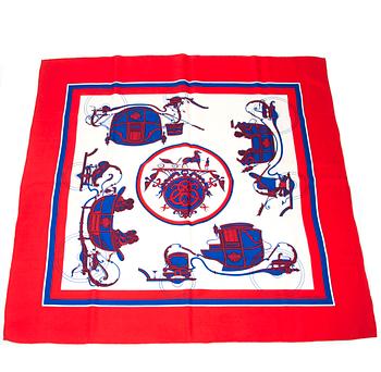 SCARF, "Ex Libris", Hermès.