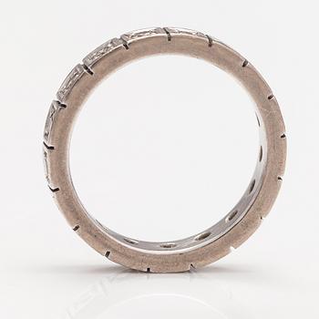 A 14K white gold ring with diamonds ca. 0.34 ct in total. Kultasarvi, Turku.