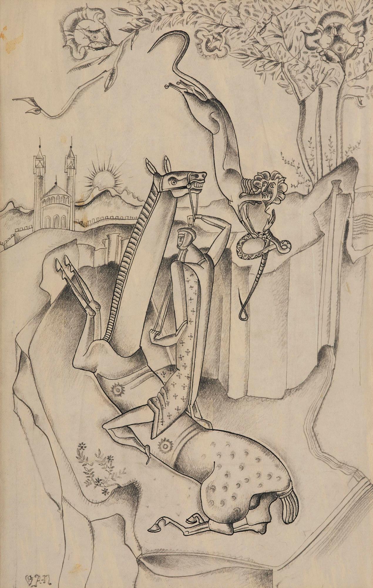 Gösta Adrian-Nilsson, Rider.