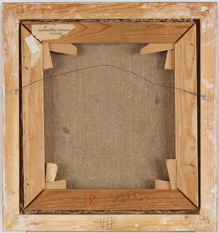 Torsten Renqvist,  oil,on canvas, signed.