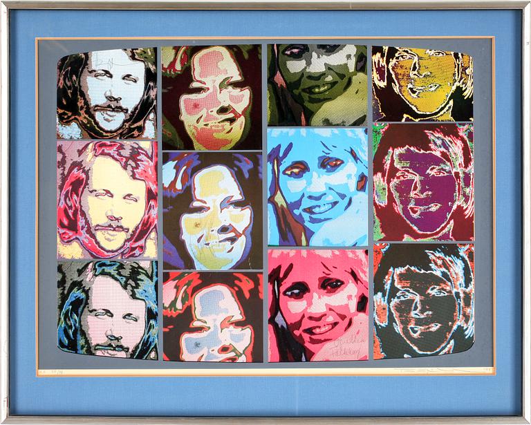 TURE SJÖLANDER, serigrafi, sign. o dat. - 77. HC 35/70.