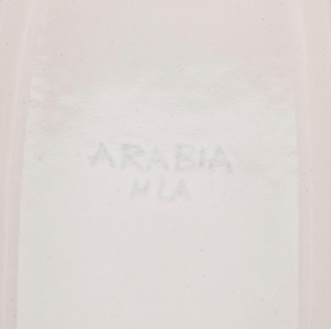 VÄGGPLATTA, keramik, a tergo märkt H LA, Arabia.