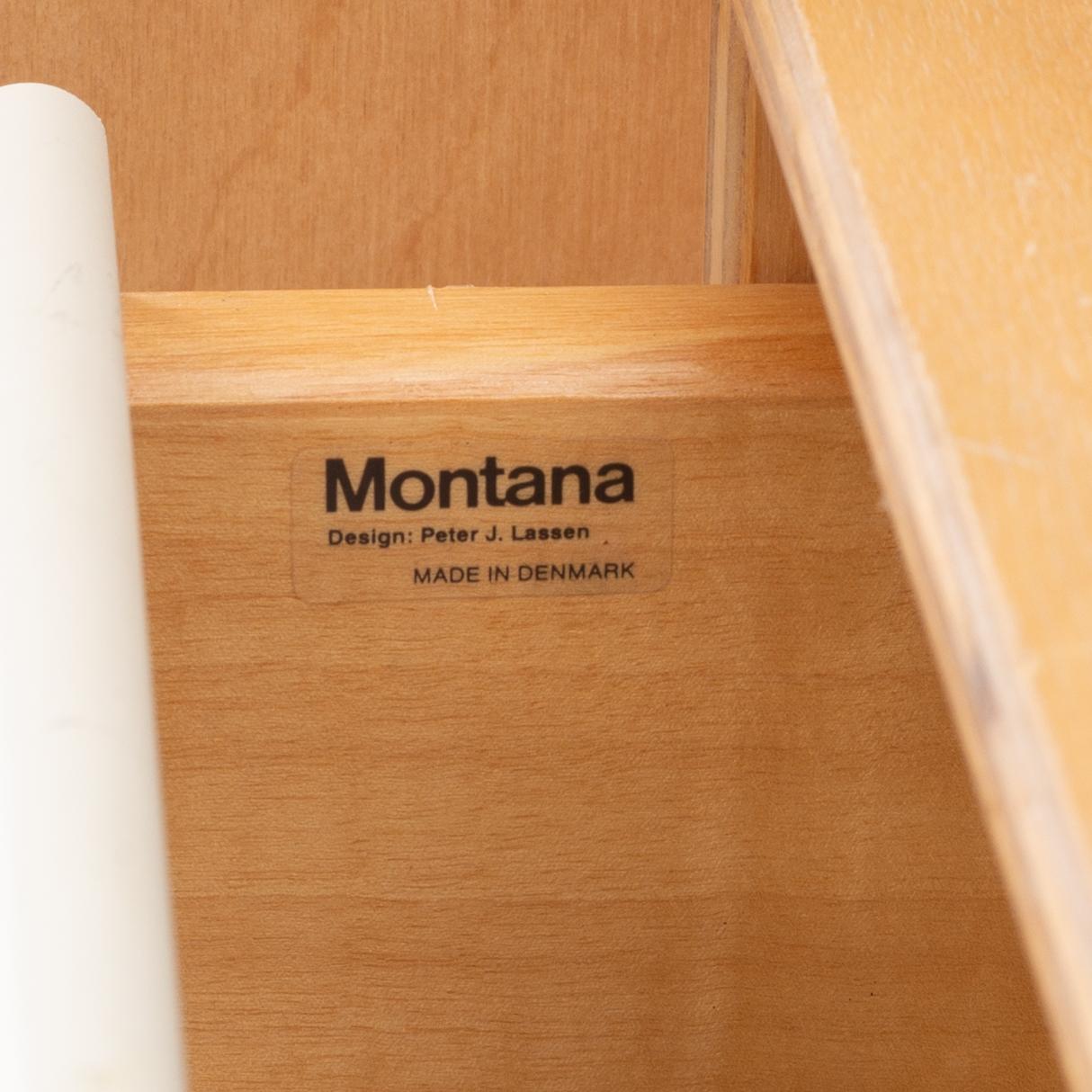 Peter J Lassen, hyllsystem, 4 delar, "Montana", Montana Møbler, Danmark.