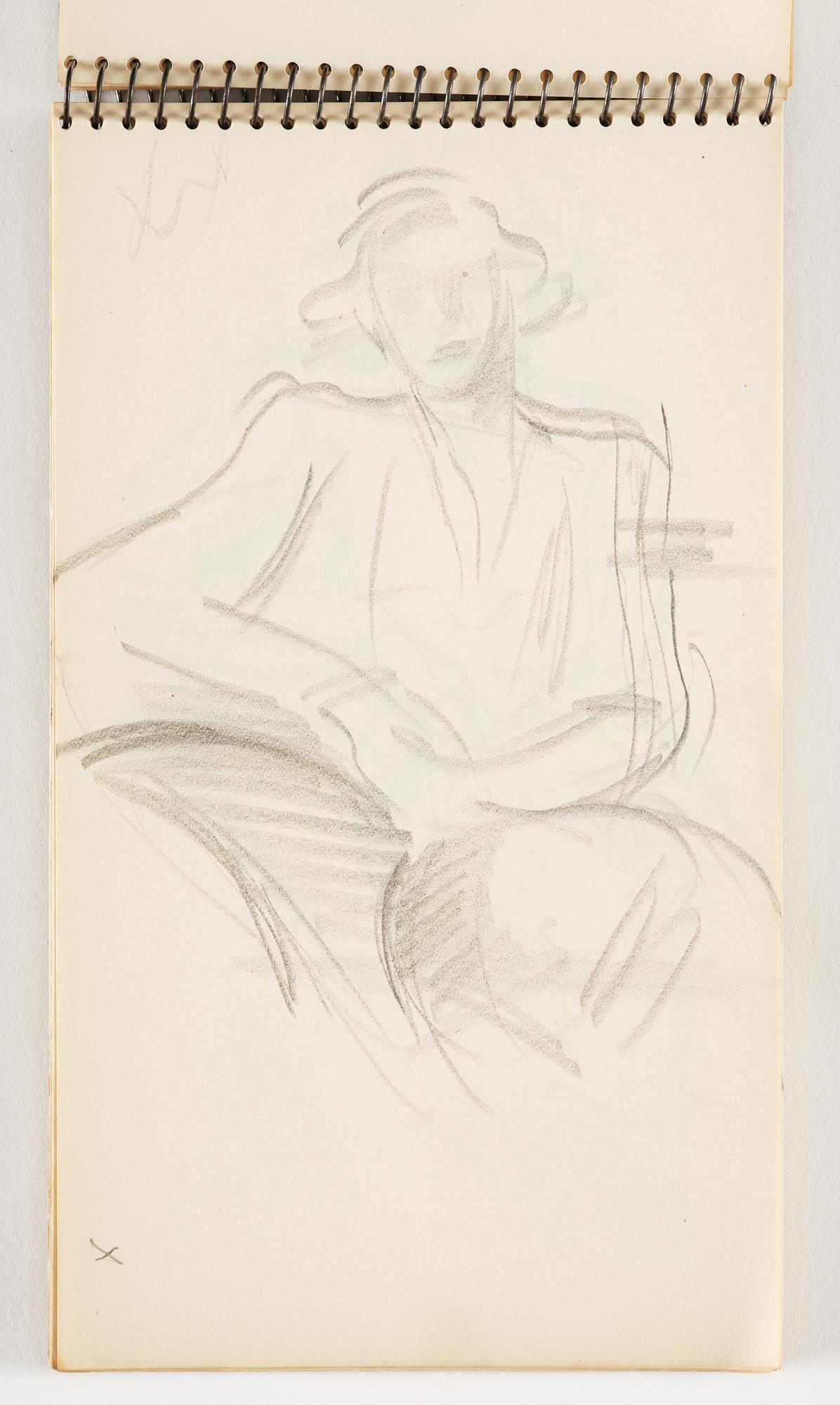 Lotte Laserstein, 4 skissböcker med blyertsteckningar.