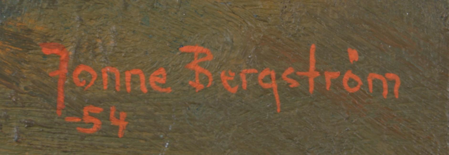 JONNE BERGSTRÖM, olja på duk, sign o dat -54.